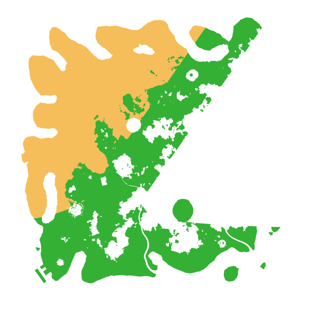 Biome Rust Map: Procedural Map, Size: 3950, Seed: 117311