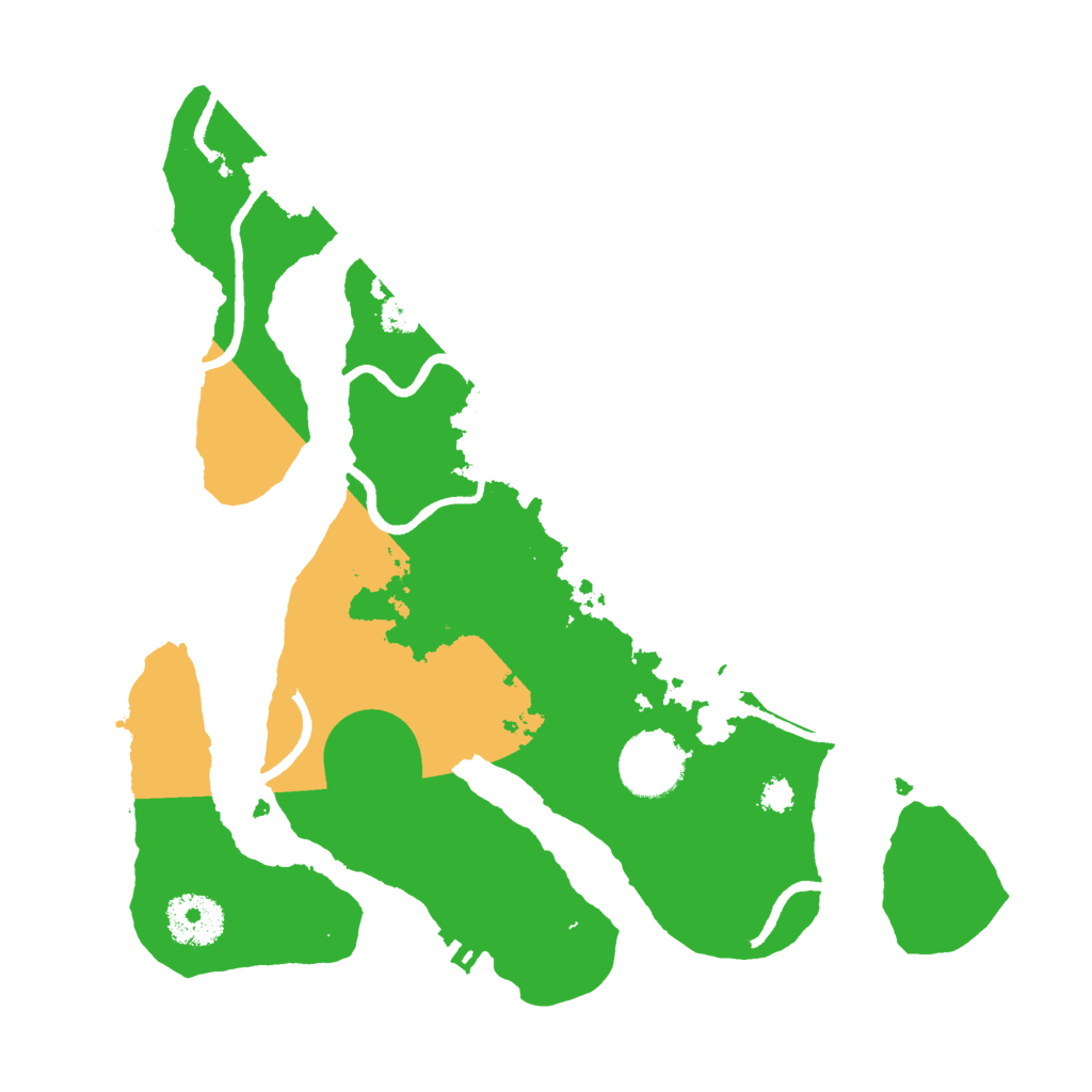 Biome Rust Map: Procedural Map, Size: 3000, Seed: 5431