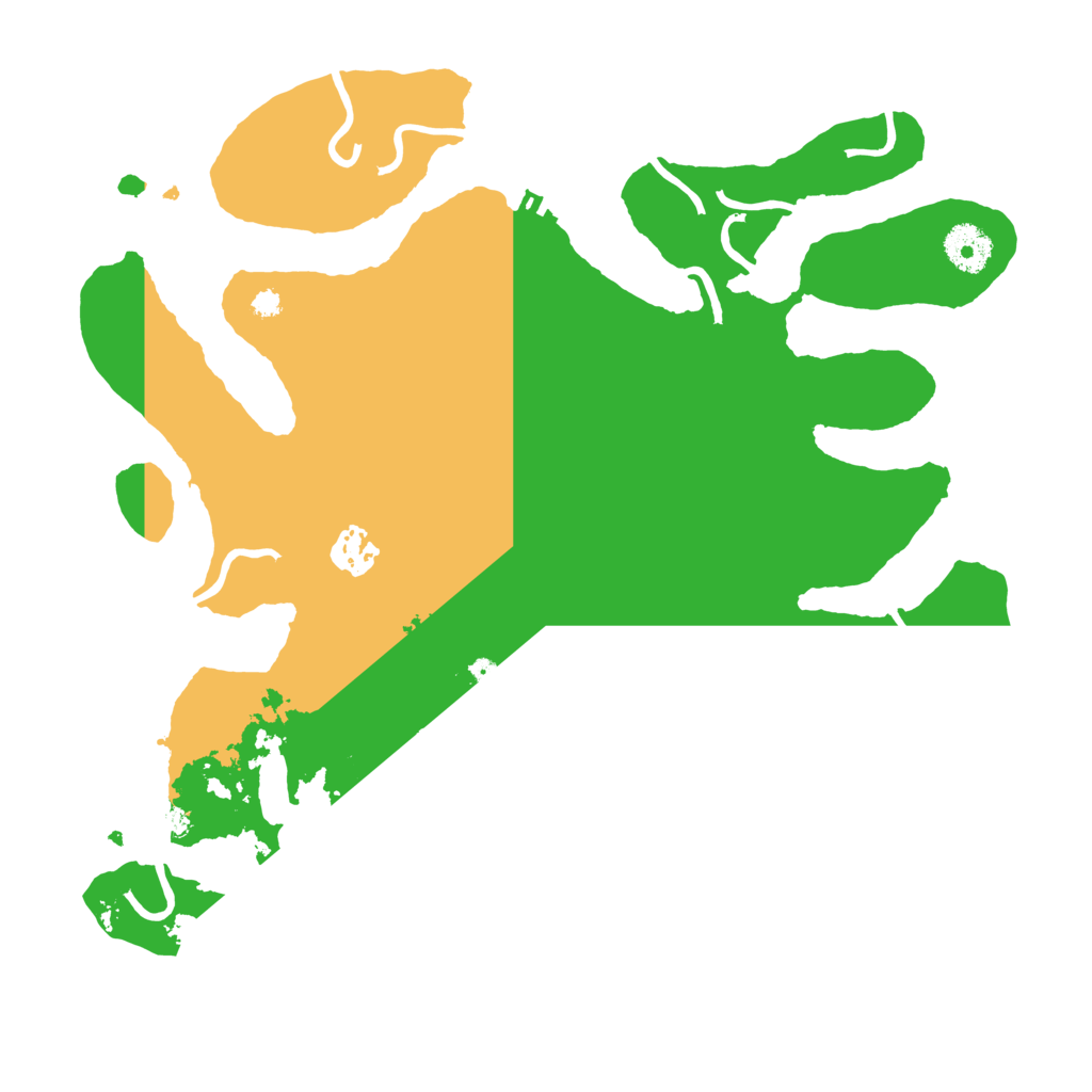 Biome Rust Map: Procedural Map, Size: 3500, Seed: 65646345