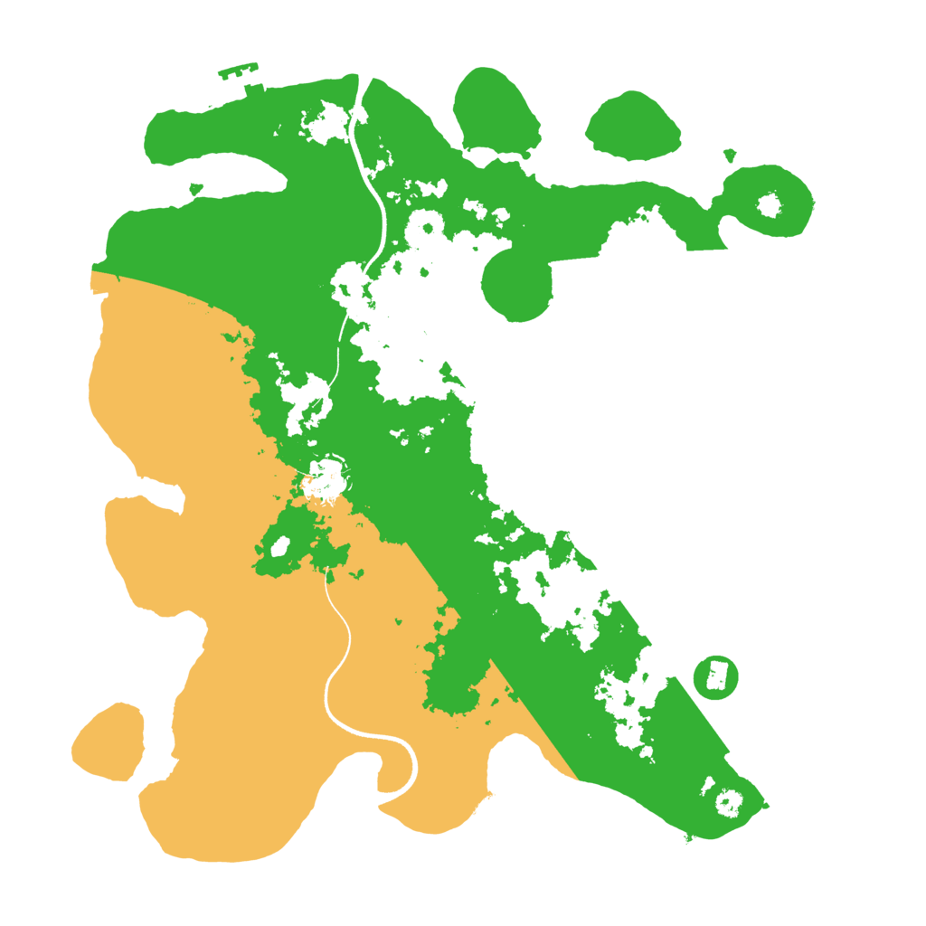 Biome Rust Map: Procedural Map, Size: 3500, Seed: 1872832305