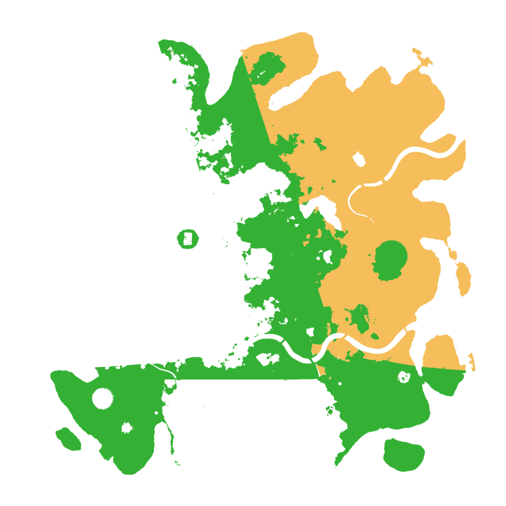 Biome Rust Map: Procedural Map, Size: 4250, Seed: 11724