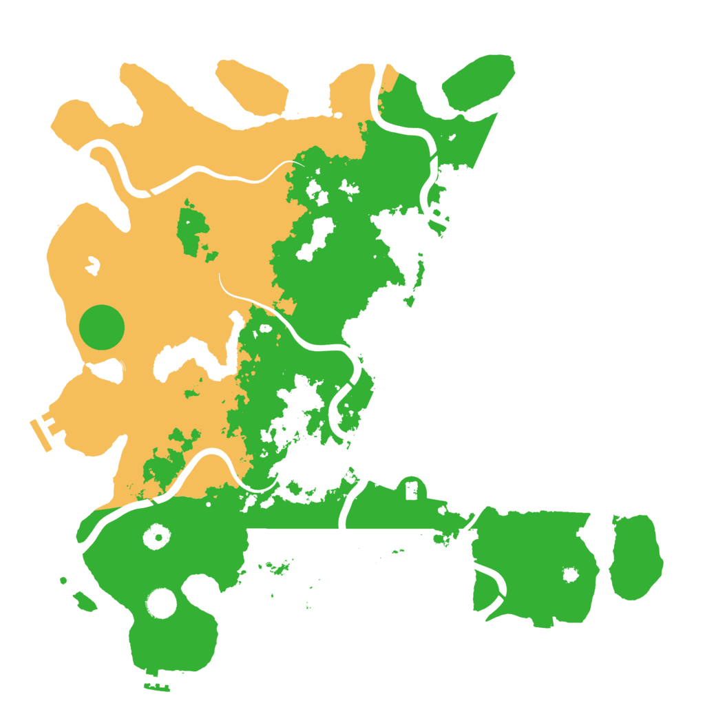 Biome Rust Map: Procedural Map, Size: 4100, Seed: 1024