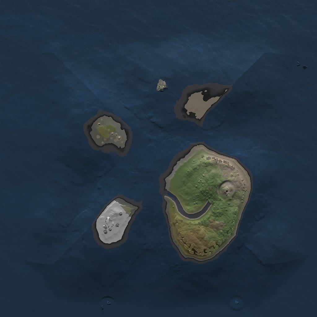 Rust Map: Procedural Map, Size: 1501, Seed: 697462298, 6 Monuments