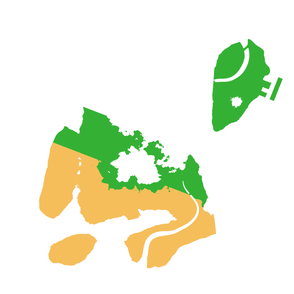 Biome Rust Map: Procedural Map, Size: 2500, Seed: 456789