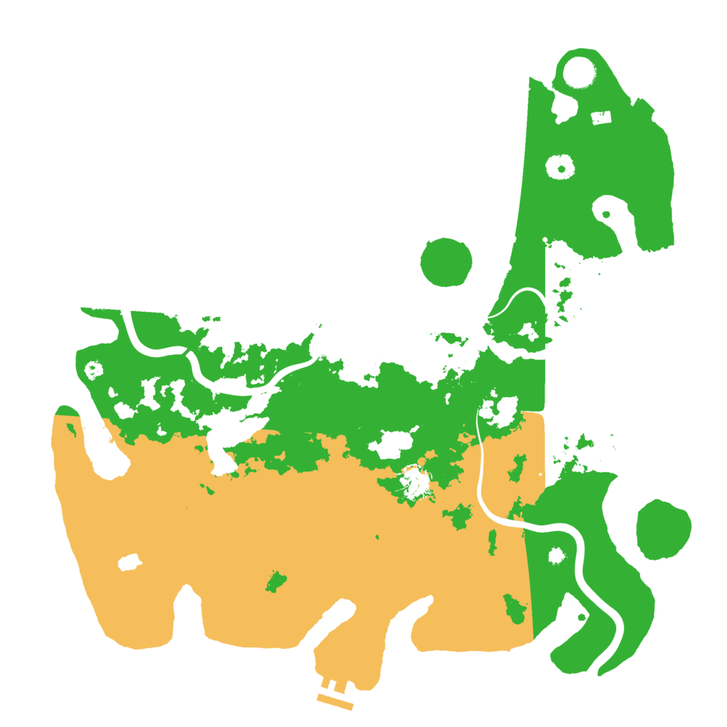Biome Rust Map: Procedural Map, Size: 4000, Seed: 301562883