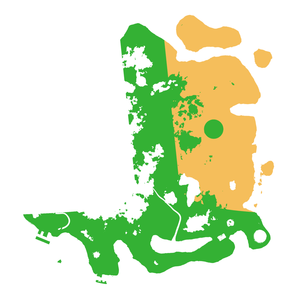 Biome Rust Map: Procedural Map, Size: 4000, Seed: 45585321