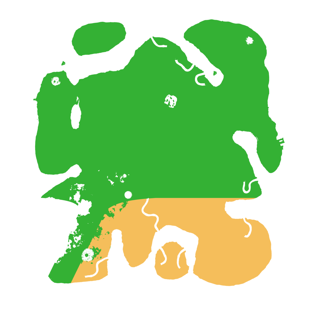 Biome Rust Map: Procedural Map, Size: 3700, Seed: 649862