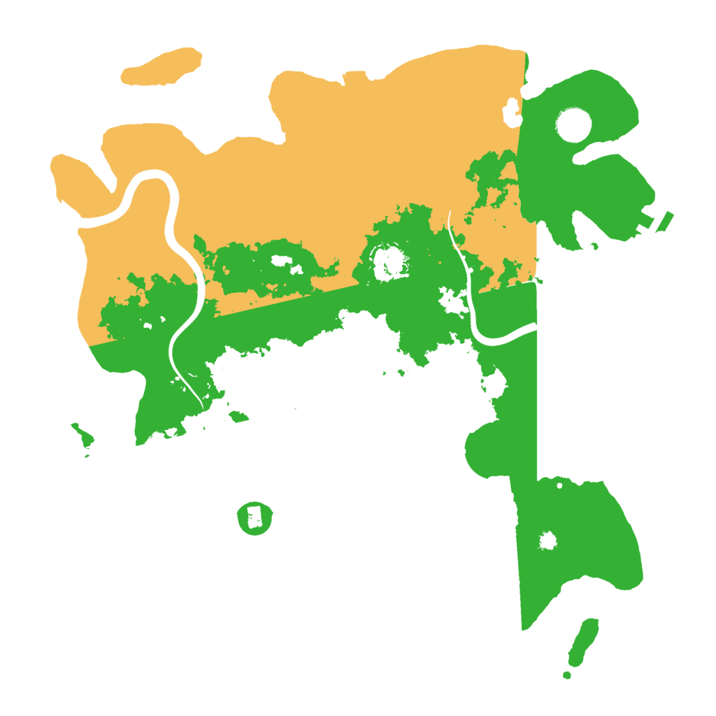 Biome Rust Map: Procedural Map, Size: 3600, Seed: 905263