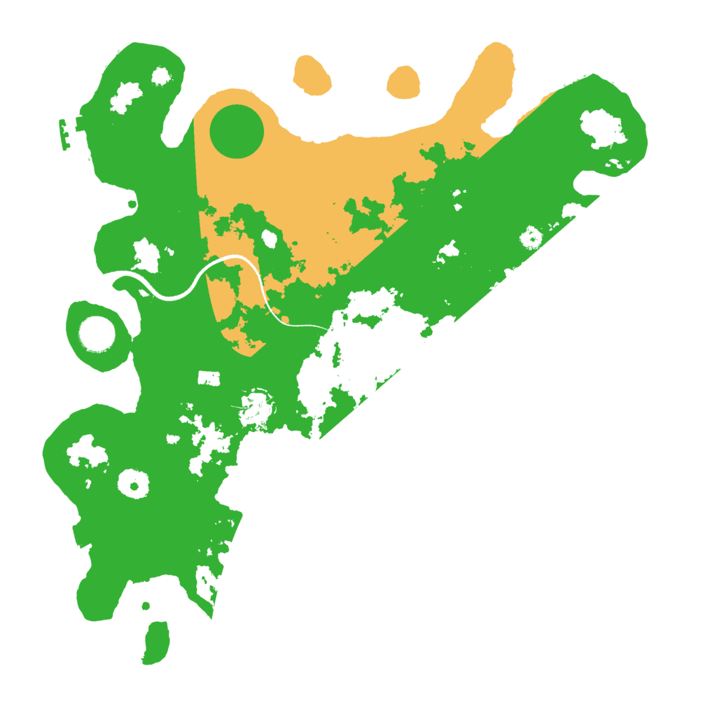 Biome Rust Map: Procedural Map, Size: 3500, Seed: 1135779268