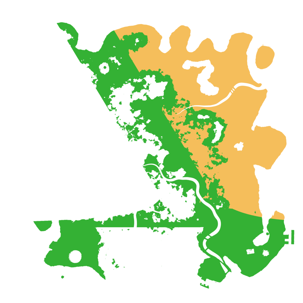 Biome Rust Map: Procedural Map, Size: 4300, Seed: 234781865