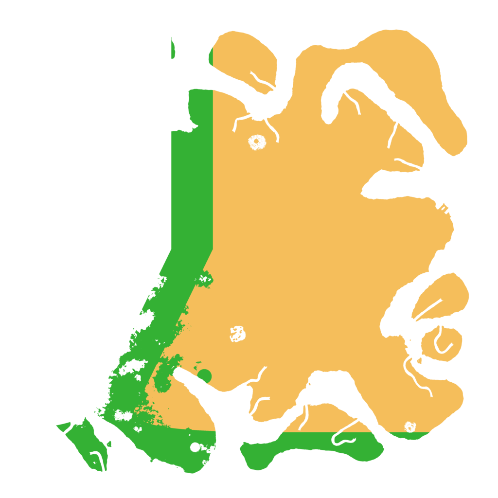 Biome Rust Map: Procedural Map, Size: 4500, Seed: 1976425