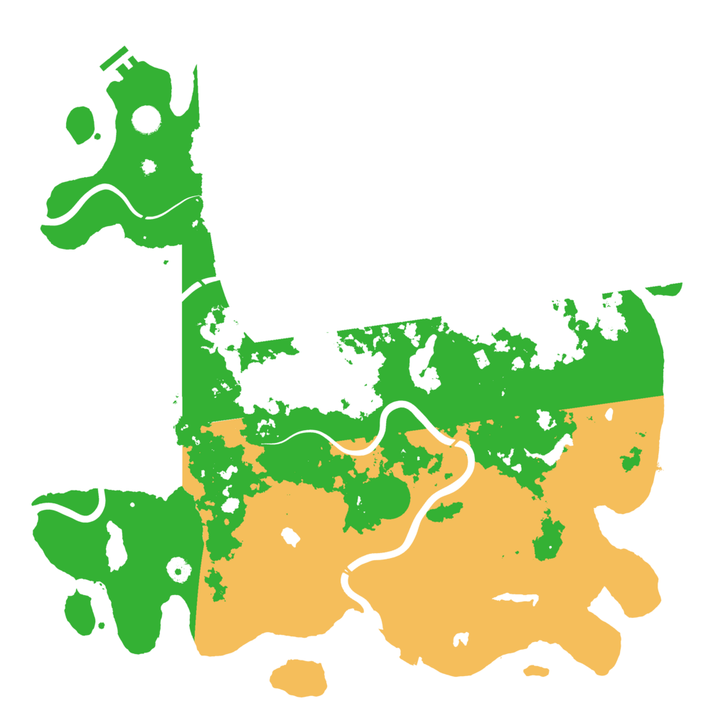 Biome Rust Map: Procedural Map, Size: 4500, Seed: 31952