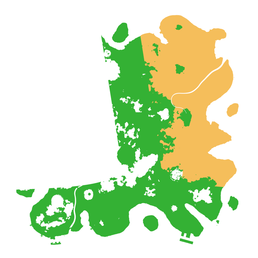 Biome Rust Map: Procedural Map, Size: 3850, Seed: 243