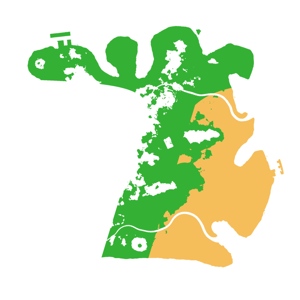 Biome Rust Map: Procedural Map, Size: 3000, Seed: 626718614