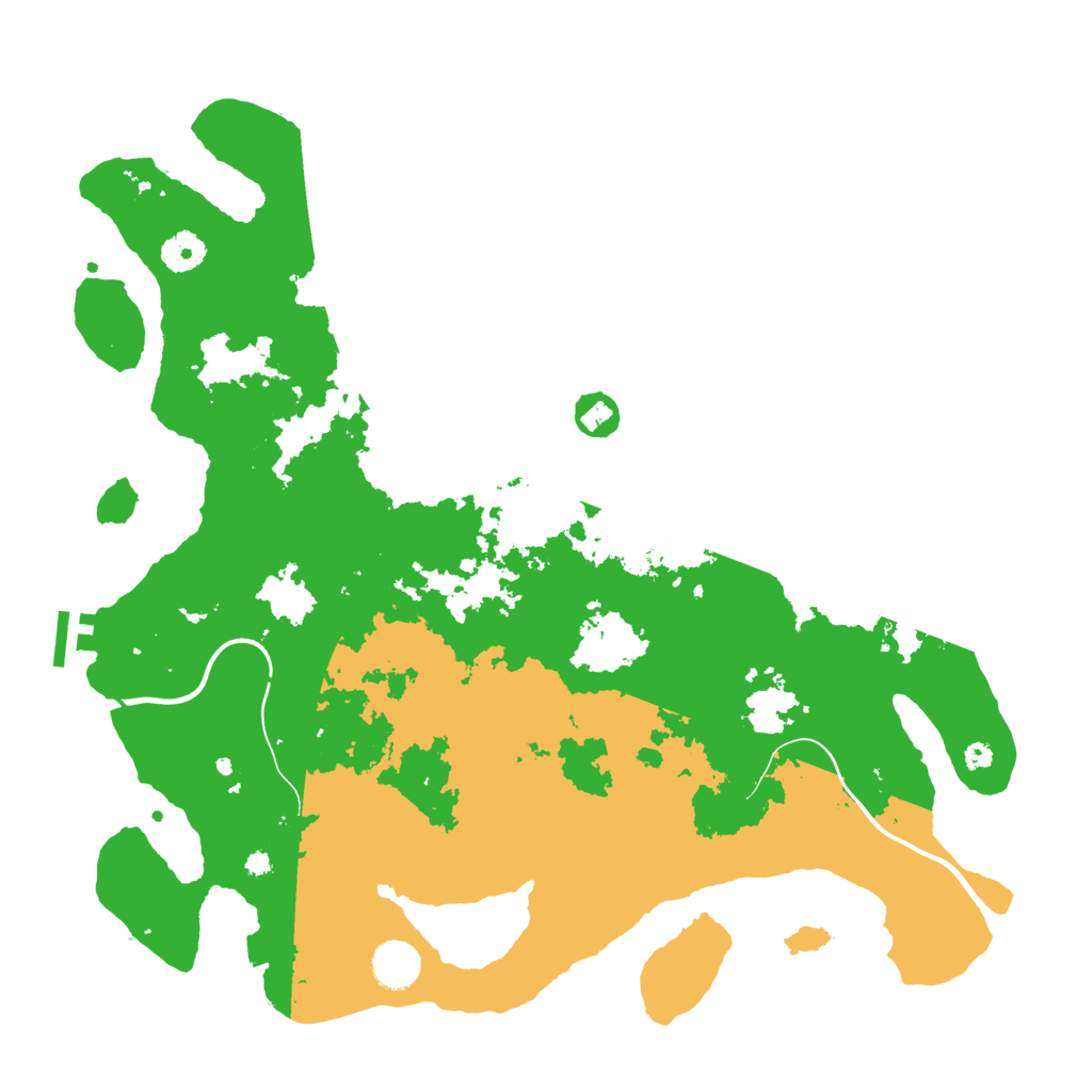 Biome Rust Map: Procedural Map, Size: 3950, Seed: 226252