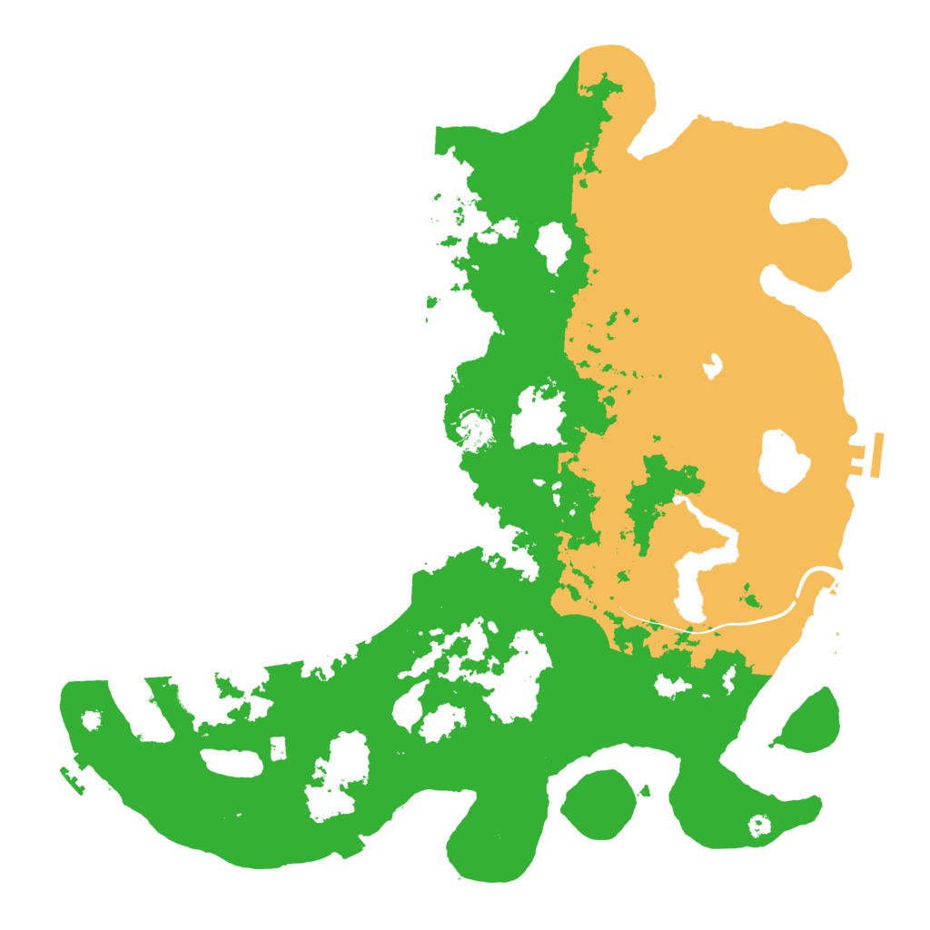 Biome Rust Map: Procedural Map, Size: 4200, Seed: 1201366228