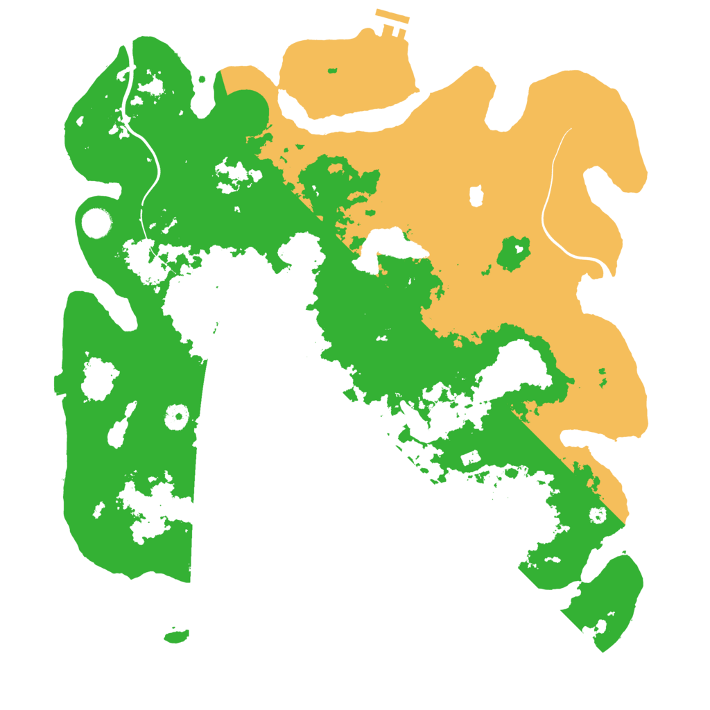 Biome Rust Map: Procedural Map, Size: 4200, Seed: 487310391