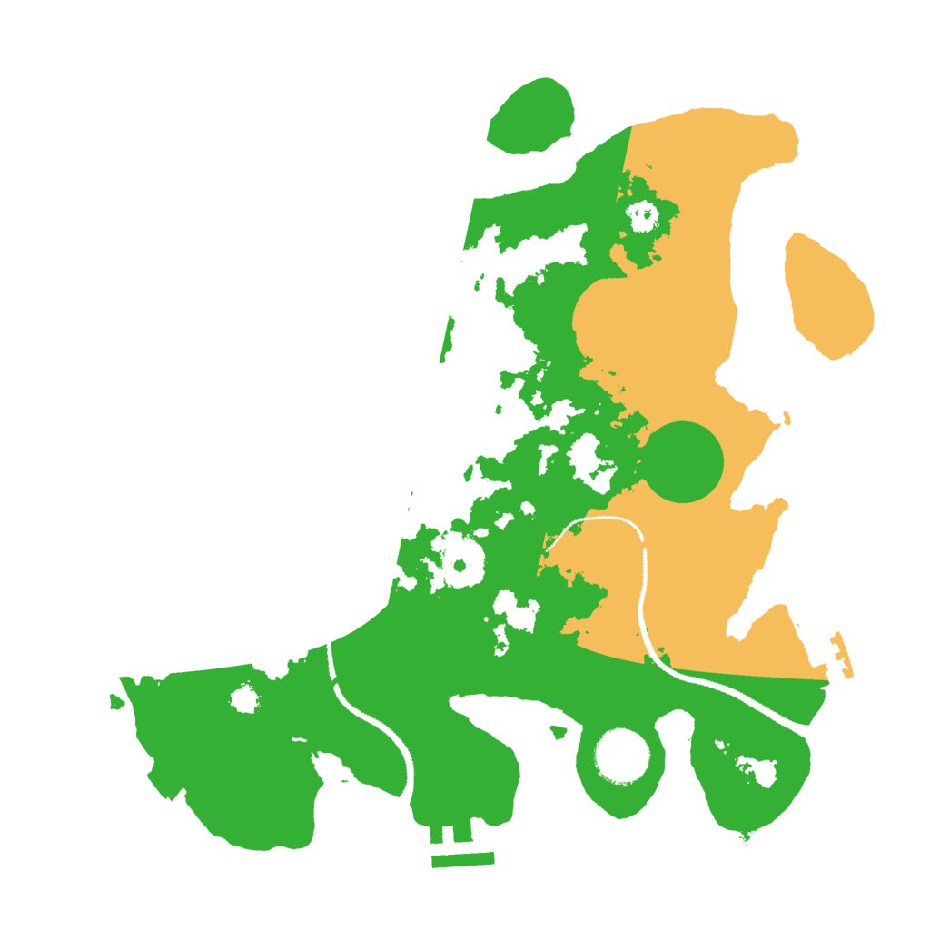 Biome Rust Map: Procedural Map, Size: 3000, Seed: 977313