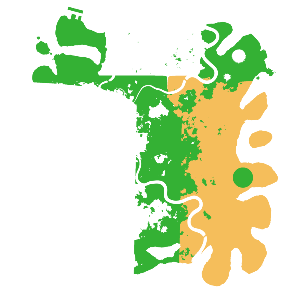 Biome Rust Map: Procedural Map, Size: 3950, Seed: 837632