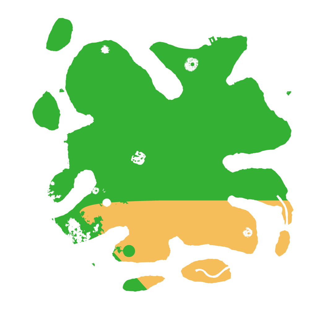 Biome Rust Map: Procedural Map, Size: 3500, Seed: 24651257