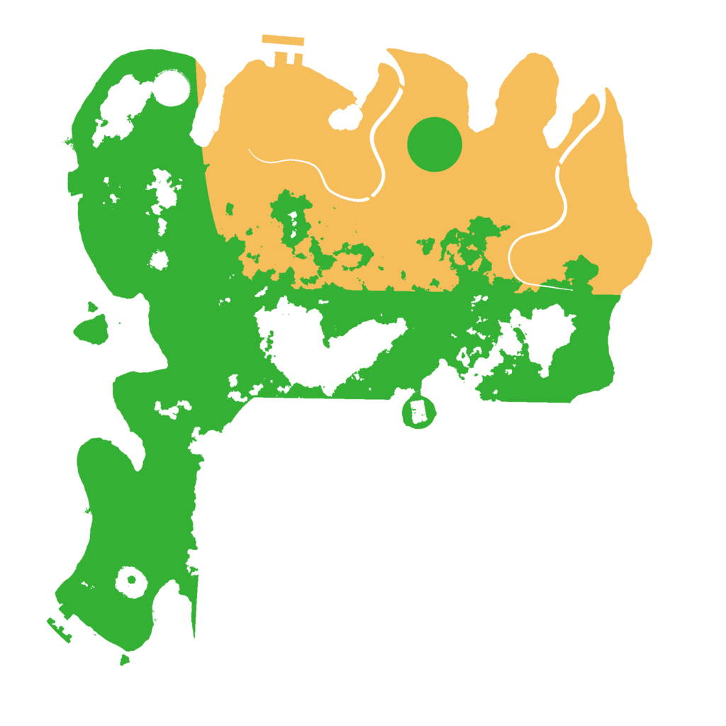 Biome Rust Map: Procedural Map, Size: 3500, Seed: 1893162801