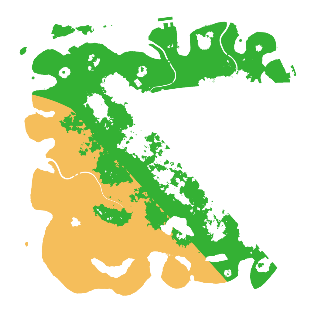 Biome Rust Map: Procedural Map, Size: 4250, Seed: 667817