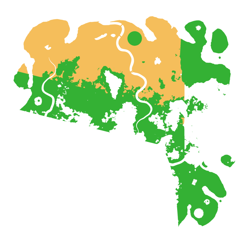 Biome Rust Map: Procedural Map, Size: 4500, Seed: 471011232