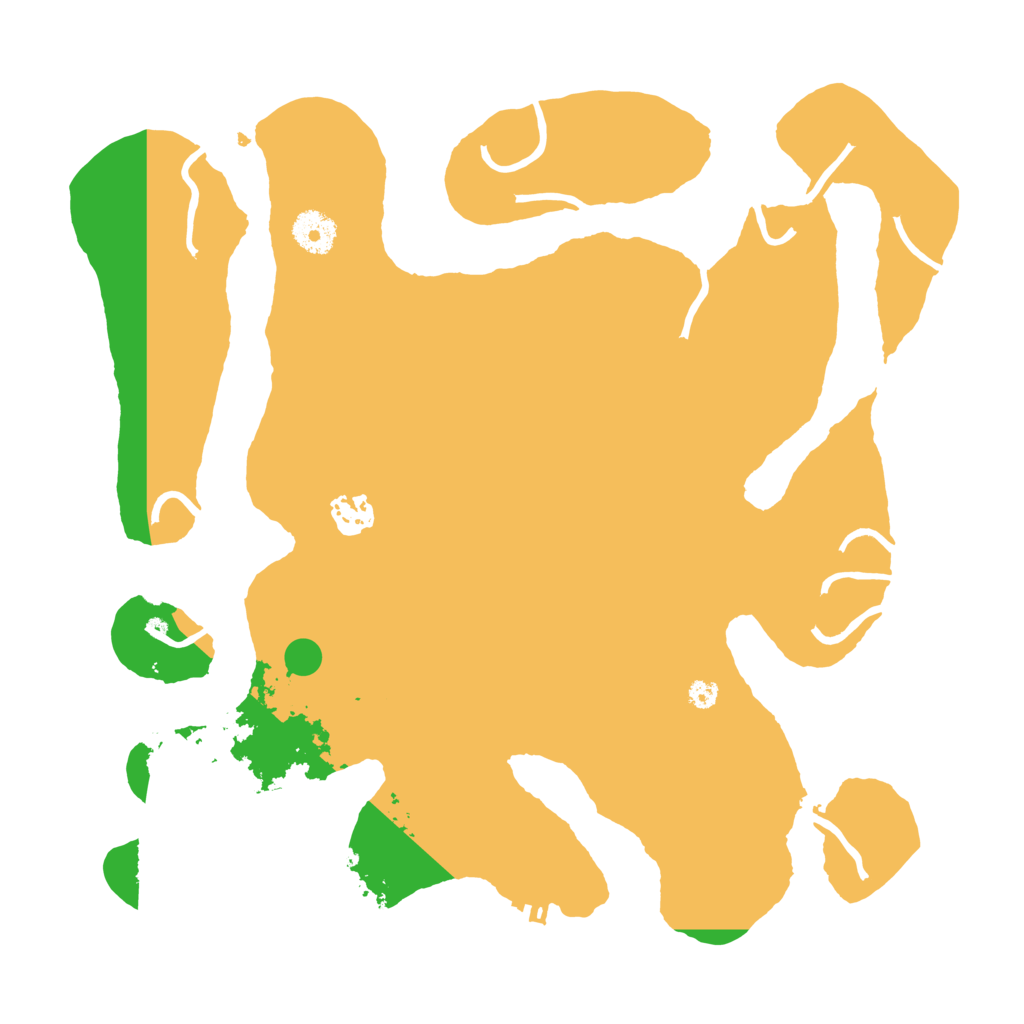 Biome Rust Map: Procedural Map, Size: 3600, Seed: 1325866246