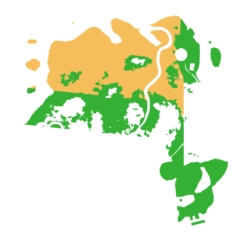 Biome Rust Map: Procedural Map, Size: 3600, Seed: 335