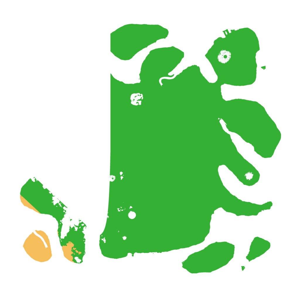 Biome Rust Map: Procedural Map, Size: 3500, Seed: 138022572