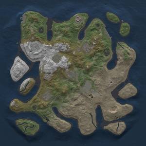 Thumbnail Rust Map: Procedural Map, Size: 3750, Seed: 188727885, 22 Monuments