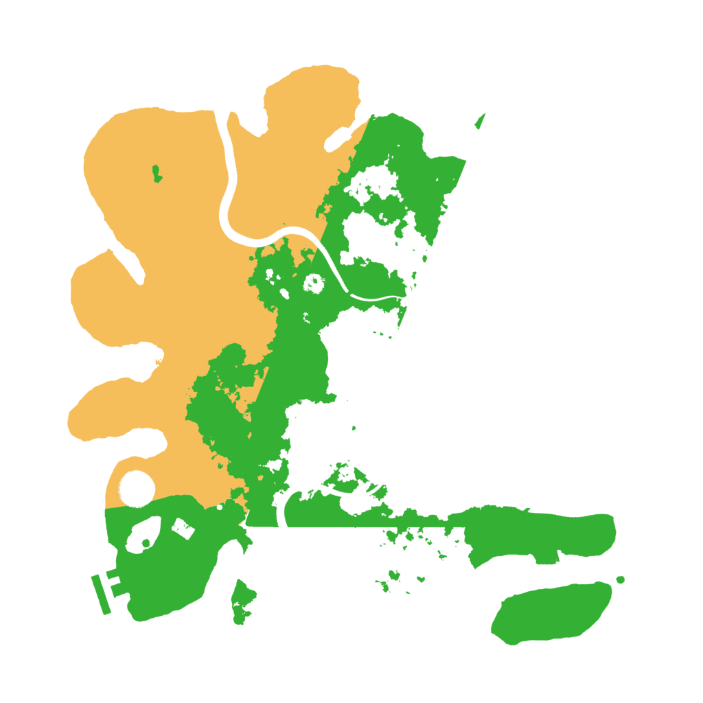 Biome Rust Map: Procedural Map, Size: 3500, Seed: 1750426284