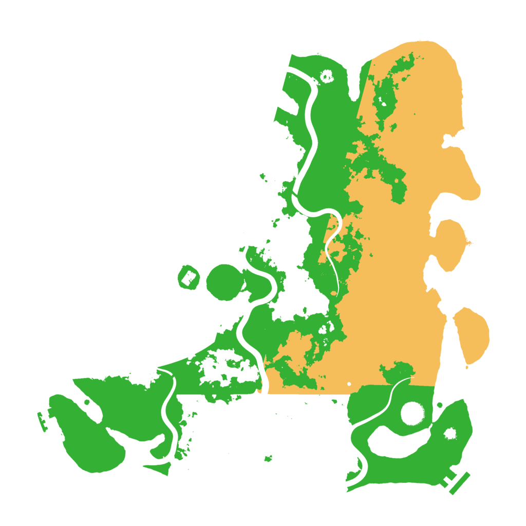 Biome Rust Map: Procedural Map, Size: 3950, Seed: 815929