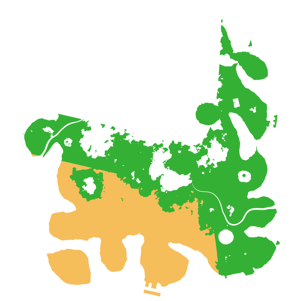 Biome Rust Map: Procedural Map, Size: 3600, Seed: 956436635