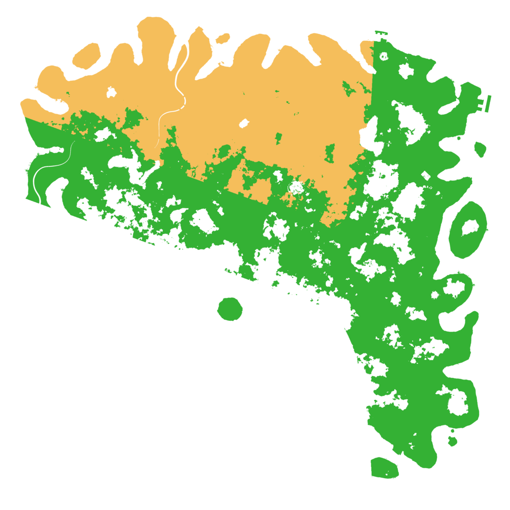 Biome Rust Map: Procedural Map, Size: 6000, Seed: 808303