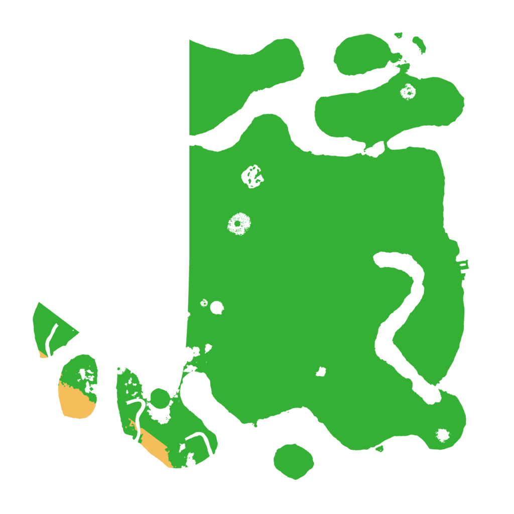 Biome Rust Map: Procedural Map, Size: 3500, Seed: 202020