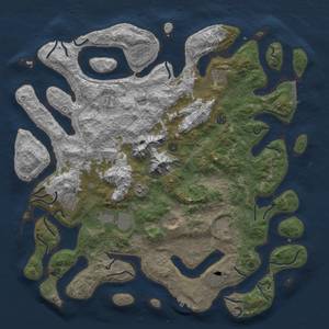 Thumbnail Rust Map: Procedural Map, Size: 5000, Seed: 8052021, 22 Monuments