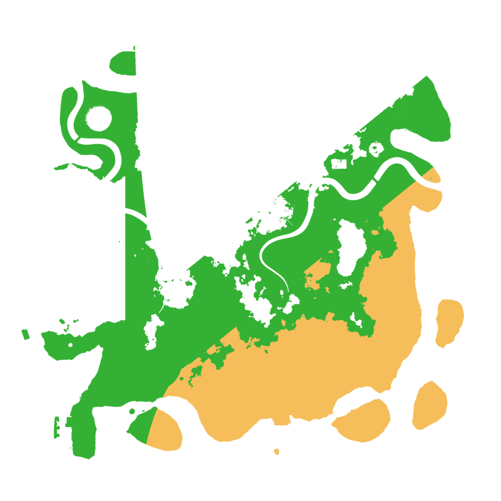 Biome Rust Map: Procedural Map, Size: 3500, Seed: 1049935024