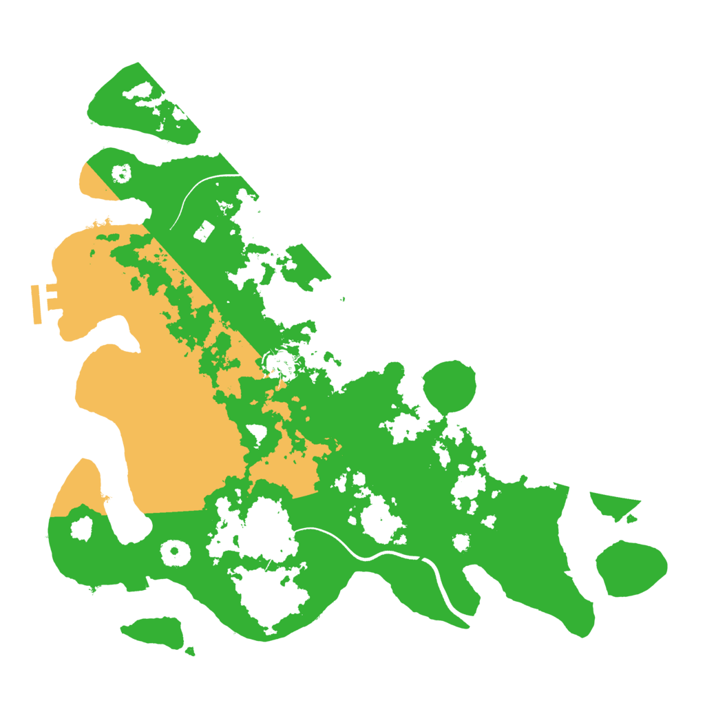 Biome Rust Map: Procedural Map, Size: 3650, Seed: 1399