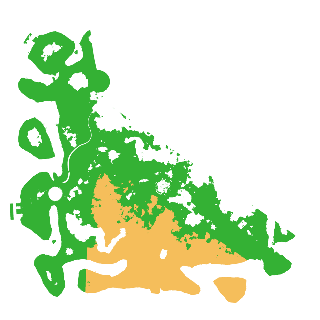 Biome Rust Map: Procedural Map, Size: 4000, Seed: 111312