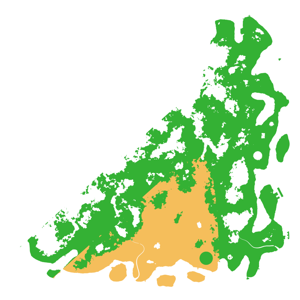 Biome Rust Map: Procedural Map, Size: 6000, Seed: 4299