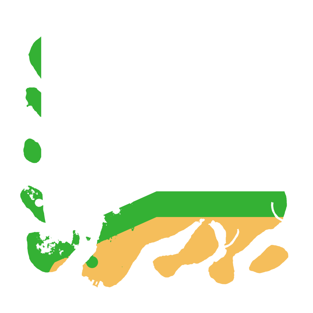 Biome Rust Map: Procedural Map, Size: 3500, Seed: 24242