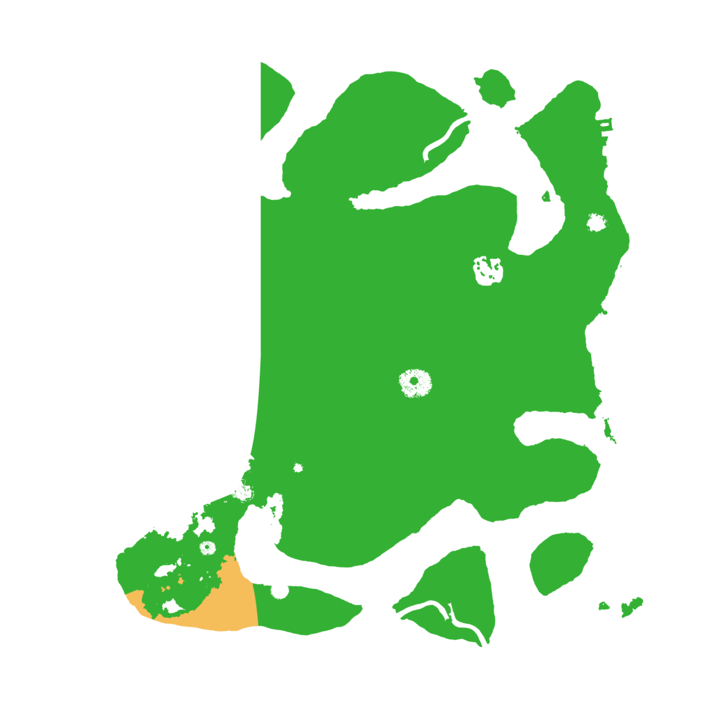 Biome Rust Map: Procedural Map, Size: 3500, Seed: 514882221