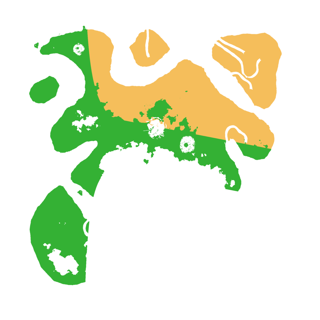 Biome Rust Map: Procedural Map, Size: 3000, Seed: 573528