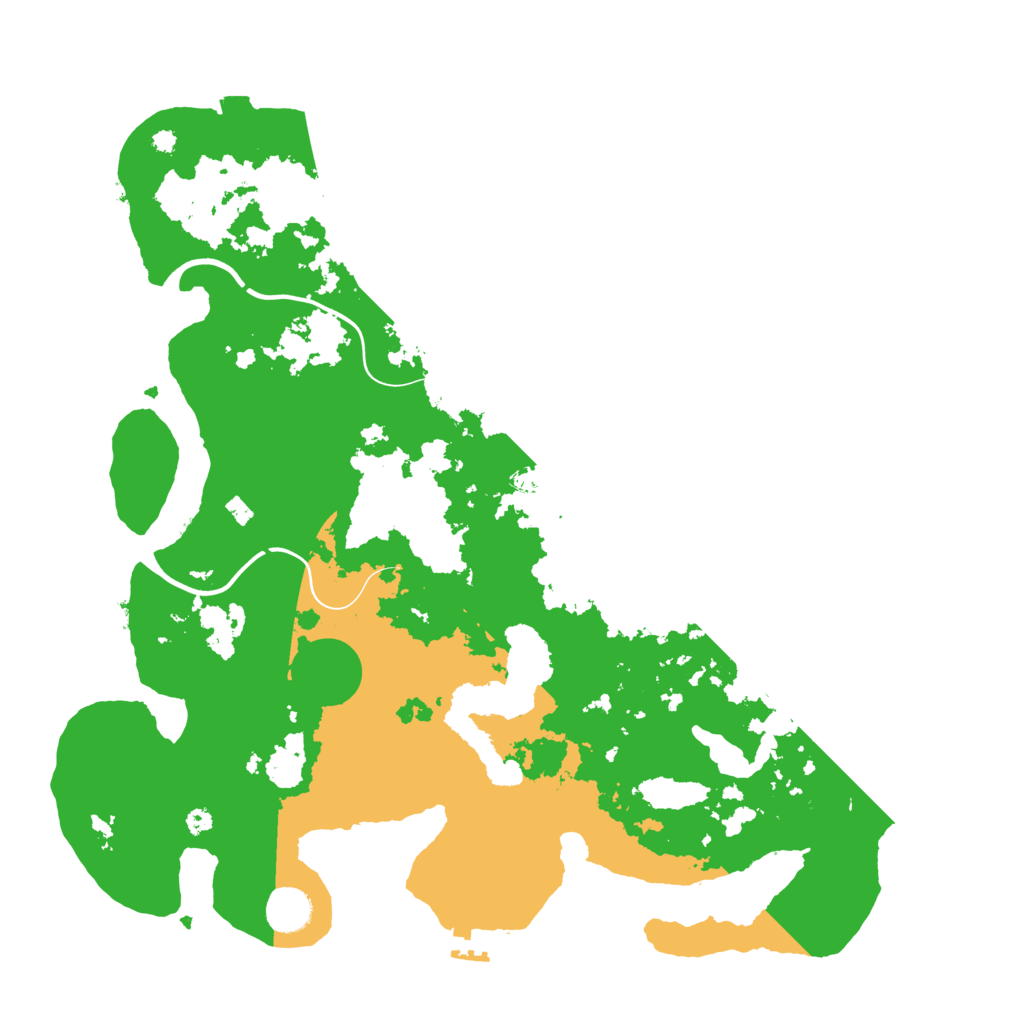 Biome Rust Map: Procedural Map, Size: 4000, Seed: 22345