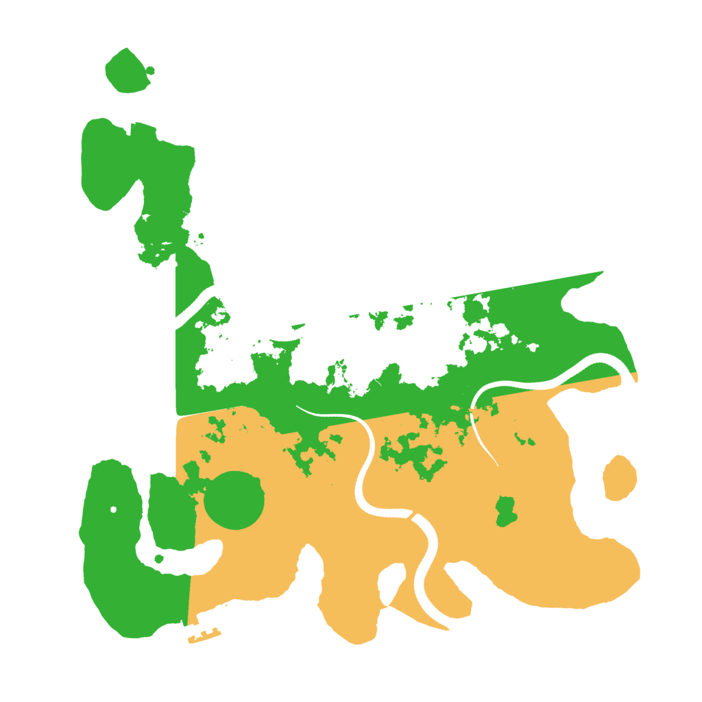 Biome Rust Map: Procedural Map, Size: 3200, Seed: 5685856