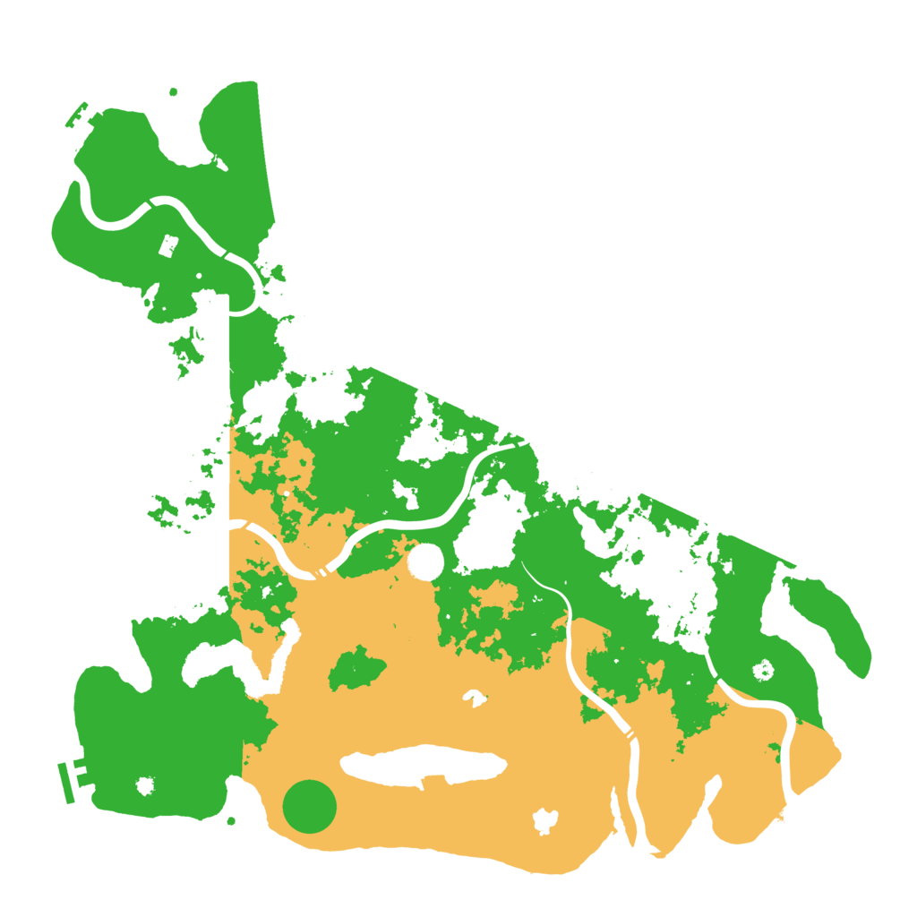 Biome Rust Map: Procedural Map, Size: 4500, Seed: 98411