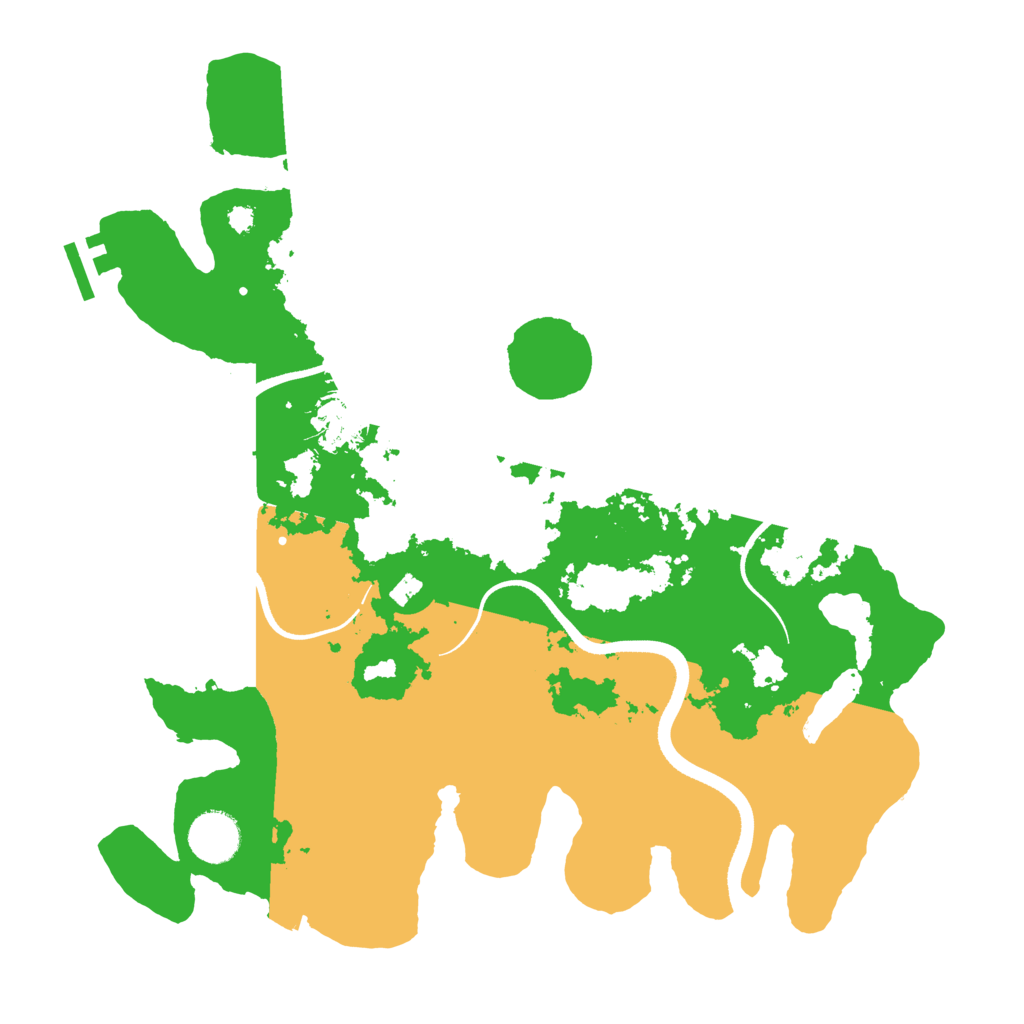 Biome Rust Map: Procedural Map, Size: 3500, Seed: 28306408