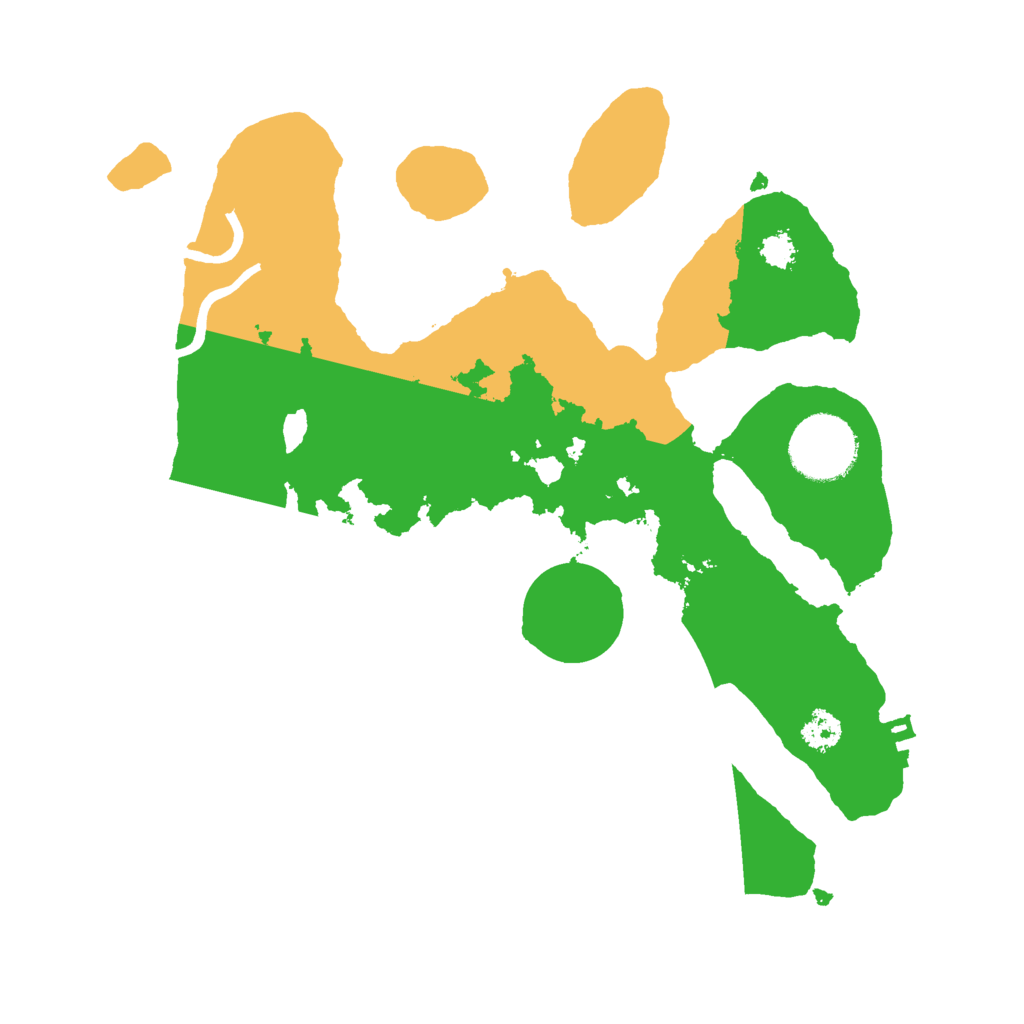 Biome Rust Map: Procedural Map, Size: 2700, Seed: 203040