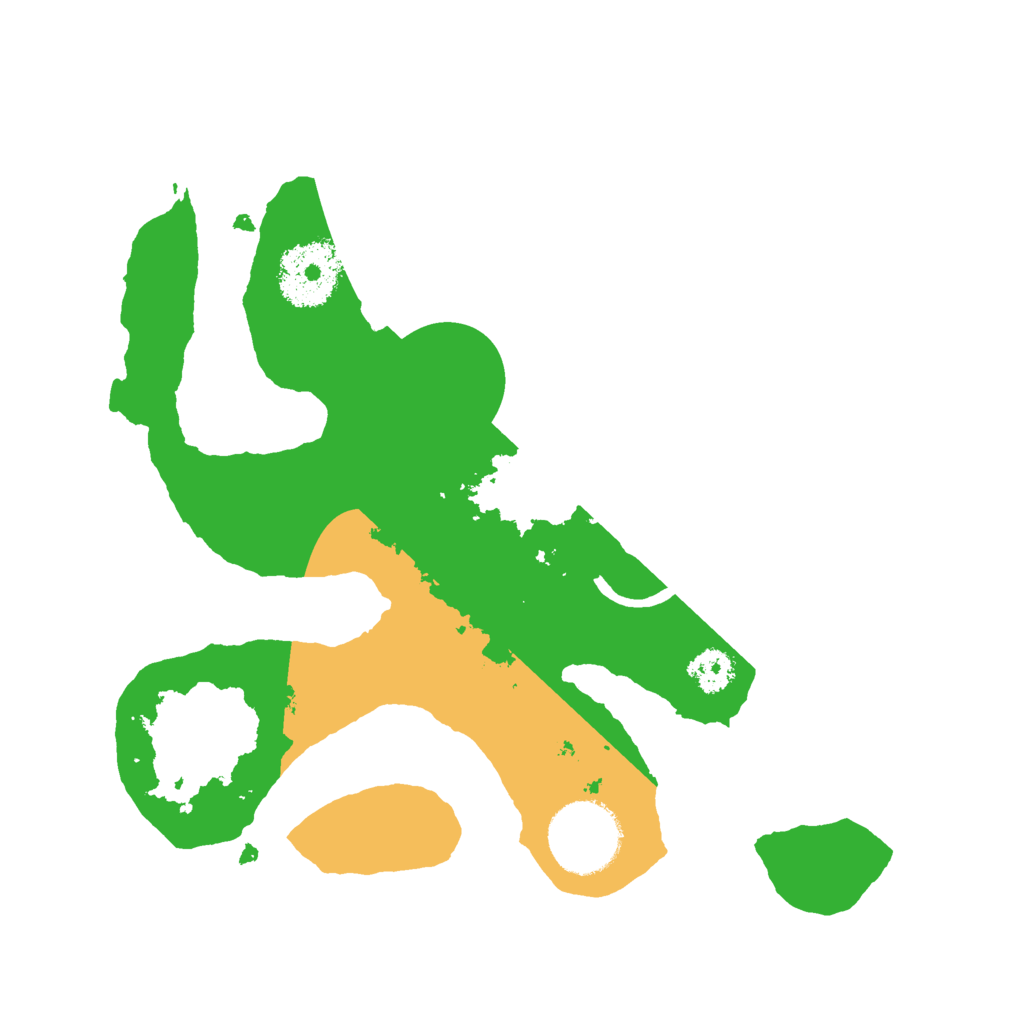 Biome Rust Map: Procedural Map, Size: 2500, Seed: 65465555